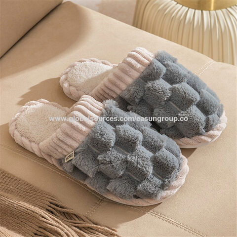 Factory Wholesale Warm Cotton Shoes with Heels Indoor Home Bedroom Slippers  - China Plush Slipper and Indoor Slipper price | Made-in-China.com