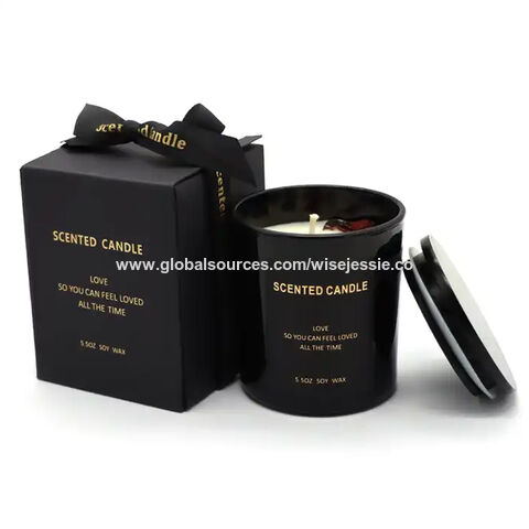 Buy Wholesale China Home Decoration Custom Soy Wax Glass Jar Scented ...