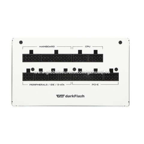 DarkFlash 80 Plus Gold 750W PSU, fonte de alimentação ATX totalmente modular Dual 12V, fonte de alimentação para PC econômica e luxuosa for sale at factory direct price
