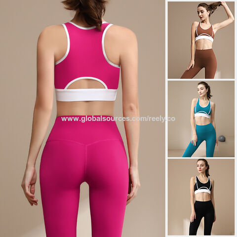 Buy A-IN GIRLS (3PCS) Quick-Drying Running Fitness Yoga Dance Suit  (Tops+Bra+Bottoms) Online