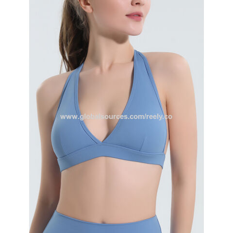 Buy Wholesale China Female Anti-sag Seamless Sports Bra Professional  Shockproof Breathable Running Bra Without Underwire Yoga Sports Underwear &  Female Anti-sag Seamless Sports Bra at USD 6.88