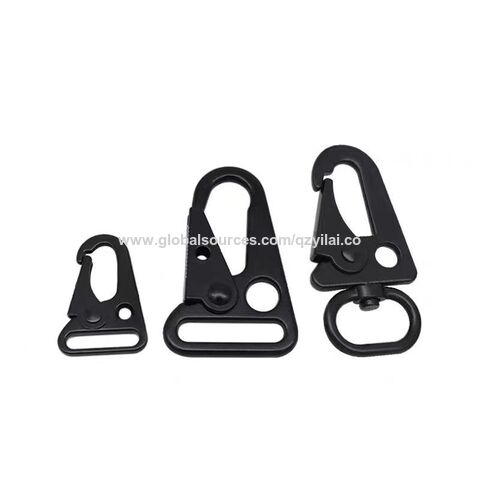 Black 25mm Olecranon Hook Metal Hk Clip Hook For Paracord - China Wholesale  Blank Keychains $0.05 from Fujian Yilai Import & Export Co., Ltd