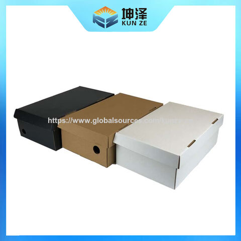 Buy Wholesale China Shoe Box Storage Custom Printed Foldable Corrugated ...