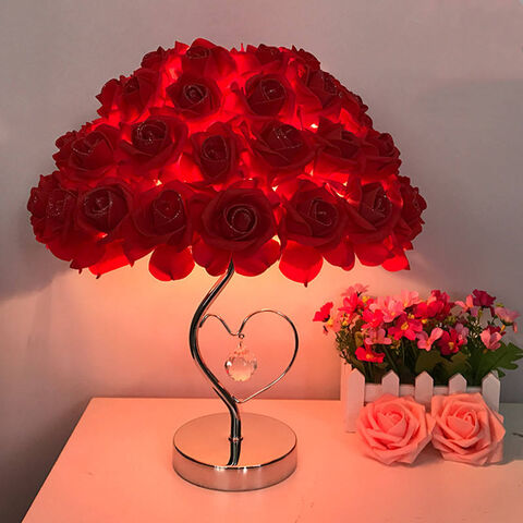 Bulk Buy China Wholesale European Table Lamp Rose Flower Led Night Light  Bedside Desk Lamp For Home Wedding Party Lamps Home Decor Luxury $3.28 from  Jinjiang Naike EcoTechnology Co.,ltd