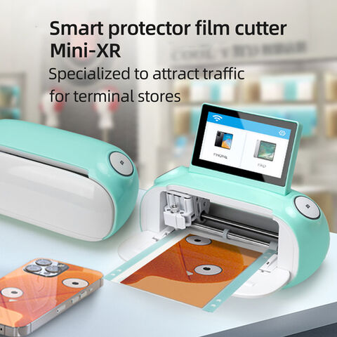Cortador de filme protetor inteligente Mini-XR Smart touch panel, conexão WIFI/bluetooth 30000 dados, atualização oportuna