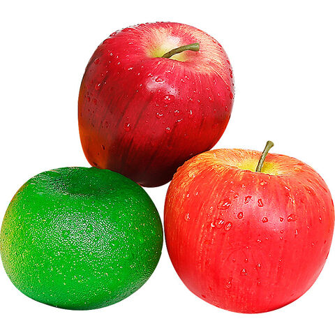 Fruta Artificial de 9cm, Fruta Falsa de Plástico y Verduras, Accesorios para Fotos de Alimentos, Modelo para Decoración de Bodas y Hogar for sale at factory direct price
