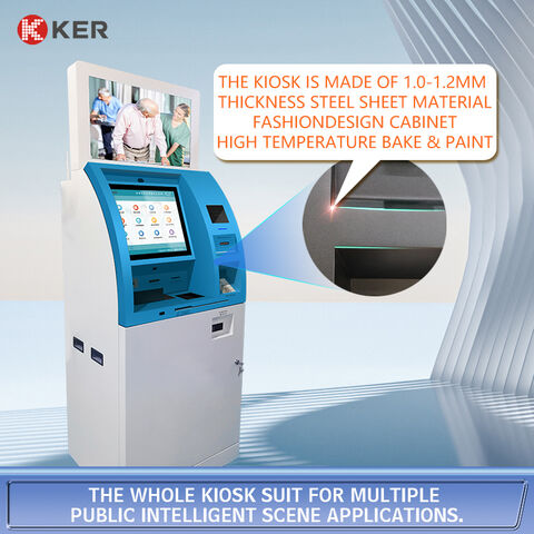 Self Service Interactive Kiosk Cash Deposit Atm Machines Deposit ...