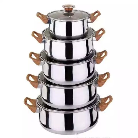 Material Sources Pot Buy Wholesale China Hot Stainless Steel Non-stick Material Steel Color ...