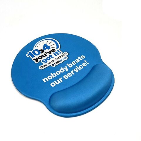 Mouse pad de suporte de pulso em gel de silicone com logotipo personalizado impresso e alta demanda
