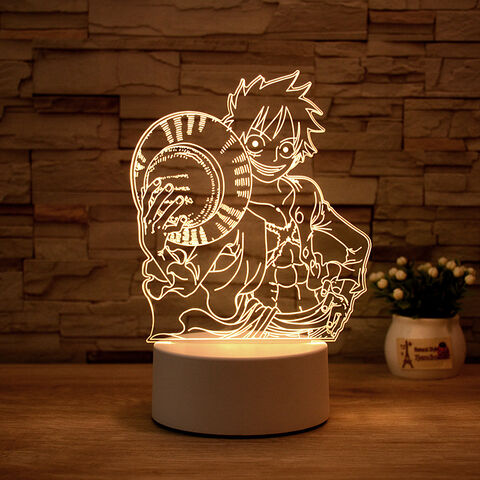 RuiYaZhuo Lámpara De Noche De Anime Satoru Gojo/Figura Para Decoración De Dormitorio, Lámpara LED De Ambiente De Anime, Lámpara De Escritorio