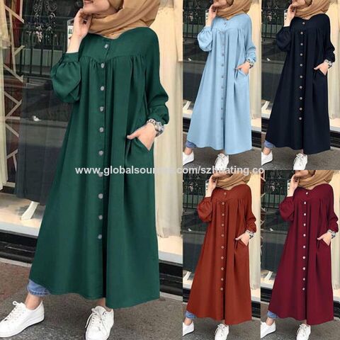 Modest Clothing Wholesale Plus Size Ladies Tops and Blouses Islamic Maxi  Dresses Long Skirt for Muslim Women - China Muslim Dress and Islamic  Clothing price