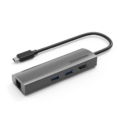 Mini Dock USB-C 4 en 1, 5 Gbps, Pantalla 4K y Ethernet Gigabit for sale at factory direct price