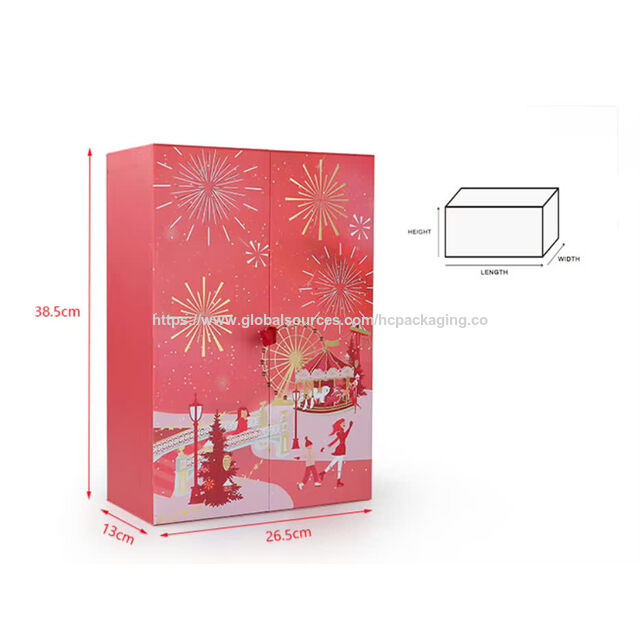 Calendario de Adviento de lujo personalizado de alta gama for sale at factory direct price