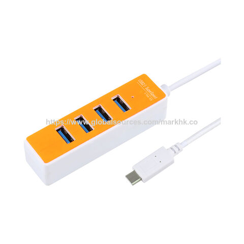 Bulk Buy China Wholesale Usb2.0 To Hub 4 Ports Usb Hub Od:3.5/4.0 Black ...