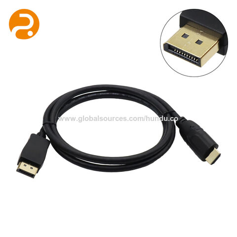 5m 5 Metre DisplayPort to HDMI Cable Lead Display Port with Gold Contacts  20 pin