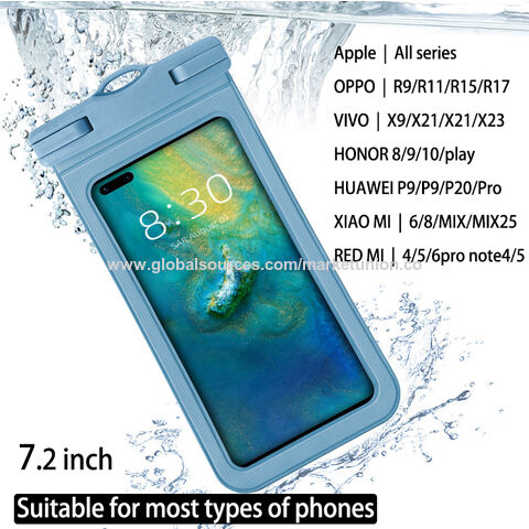 Capa Impermeável para Celular, Bolsa Subaquática para Celular, Bolsa Protetora Impermeável Transparente de PVC Universal para Celular for sale at factory direct price