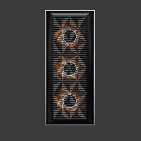 Wholesale OEM ATX Mid Tower Tempered Glass Side Panel PC Case RGB FANS USB3.0 Convex Stamping Formed Mesh Front Panel for sale at factory direct price