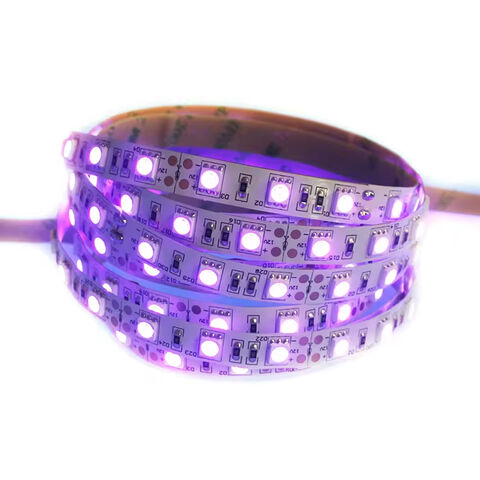 Buy Wholesale China 5m/roll Uv Led 5050 Violet Light 395-450nm, 60leds/m,  Ce Rohs, Ip30 Ip65, Waterproof White Fpcb, 72w Disinfection Light Bar &  Purple Flexible Led Strips at USD 1.78