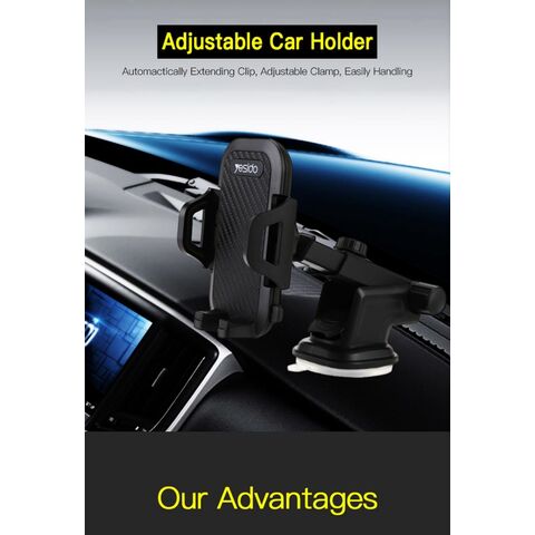 YESIDO C23 Suporte Universal Flexível de 360 Graus para Celular de Carro, Caminhão, Painel