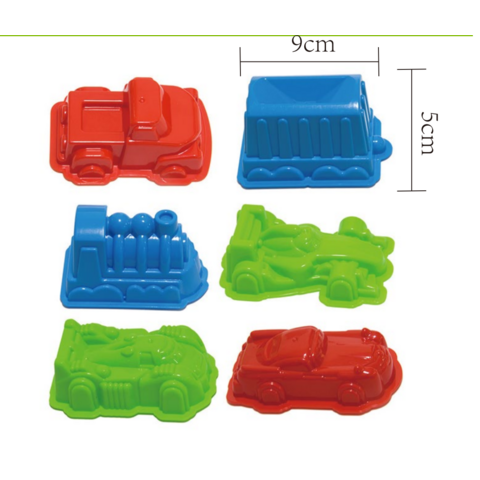 DeAO 34 Piezas Juguetes De Playa – Moldes De Arena De Helados, Frutas, Pan Y Cubo Plegable – Divertidos Para Niños 2-5 Años
