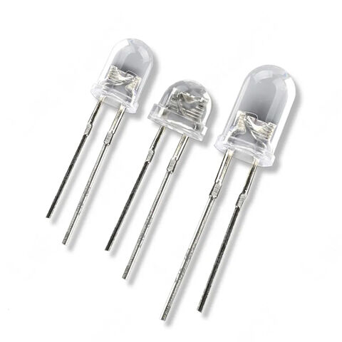 Buy Wholesale China 100pcs/bag Led Light Emitting Diode Dc 5v 12v 20ma F3  F5 3 5mm Straw Hat Transparent Lamp Bead 2pin Red Blue Green White Yellow &  Red Smd Leds at