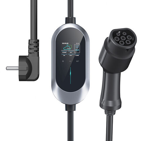 3.5kw Ev Charger Ortable Ev Charger Tye2 3.5kw 16a Evse Charging Fast Electric Tye2 Ev