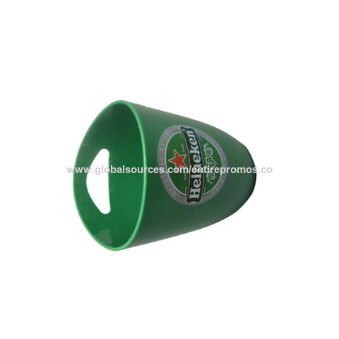 Cubitera de plástico de gran venta, formas, colores y logotipos personalizados disponibles. Ideal para eventos y promociones.