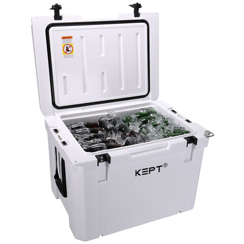Buy Wholesale China Customized 65qt Keep Cold Plastic Picnic Trolley Icebox  Roller Cooler & Cooler Box at USD 73
