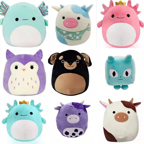 Poupées Chauve-souris Vache Oreiller Petite Poupée Peluche Doux Mignon Poupée de Chiffon Oreiller Cadeau d'Anniversaire