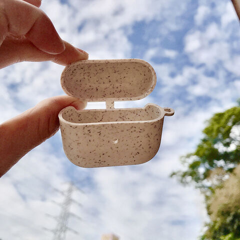 Capa para Fone de Ouvido em Fibra de Bambu Biodegradável e Eco-amigável, Modelo Siamês, para Fones de Ouvido Bluetooth Airpods 4 for sale at factory direct price