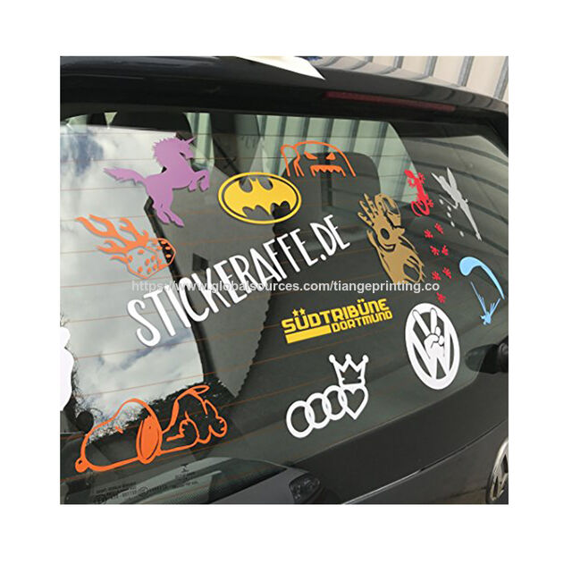 Adhesivo de Vinilo Troquelado Personalizado para Coche, Resistente a la Intemperie, con Logotipo y Letras Transferibles para Uso Exterior for sale at factory direct price