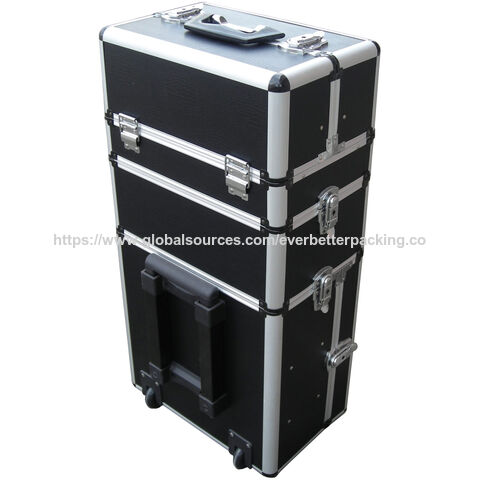 Manufacturer Customized Trolley Detachable Beauty Case with DIY Dividers and Compartments hard shell, sturdy storage travel .OEM