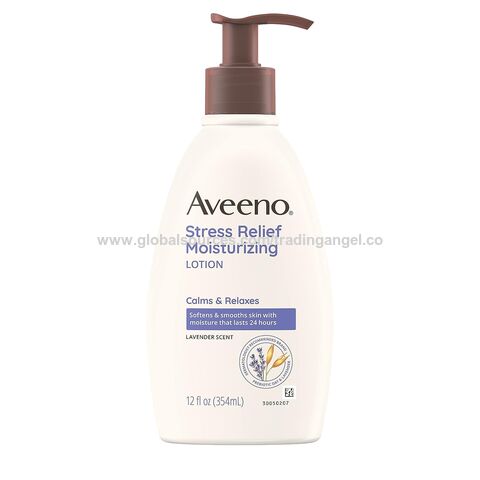 Aveeno Stress Relief Moisturizing Body Lotion with Lavender, Natural Oatmeal and Chamomile & Ylang-Ylang Essential Oils to Calm for sale at factory direct price