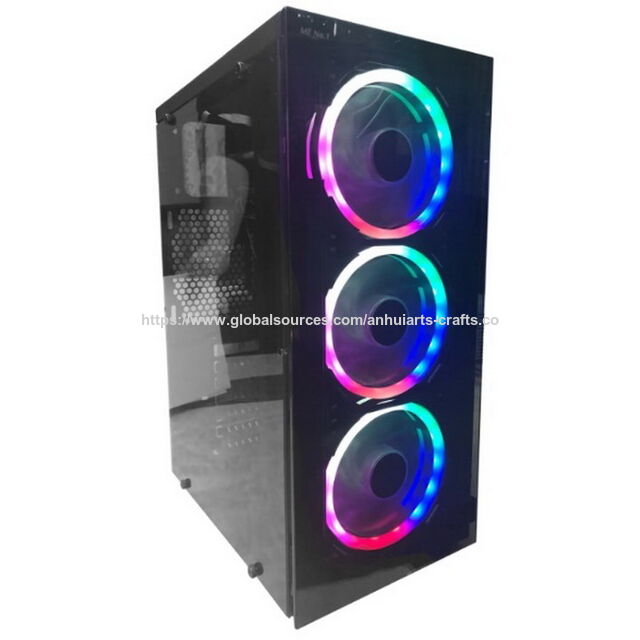 Wholesale ARTSHOW RGB Gaming Computer Case Transparent Tempered Glass on Front Panel and Left side panel Magnetic Dust Filter OEM for sale at factory direct price