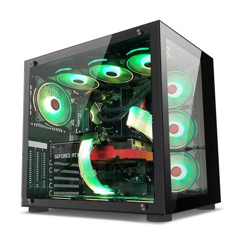 Buy China Wholesale Gaming Pc Case With Infinity Tempered Glass And Usb ...