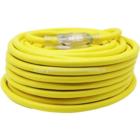 Buy China Wholesale Usa Outdoor Heavy Duty Waterproof Extension Cord Awg12  With Indicator Light 75ft & Power Cord $9.95