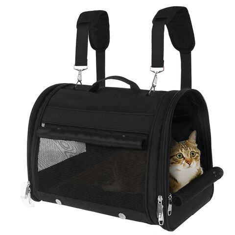 Transportín para Mascotas de Alta Calidad Aprobado por Aerolíneas, Tamaño Pequeño y Mediano, Mochila Portátil Oxford para Cachorros y Gatos, Transportín Blando para Viajes for sale at factory direct price