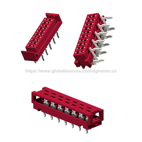 Micro Tip Connector 1.27mm Micro Connectors Dual Row Female Usb Micro Cable Micro Match ...
