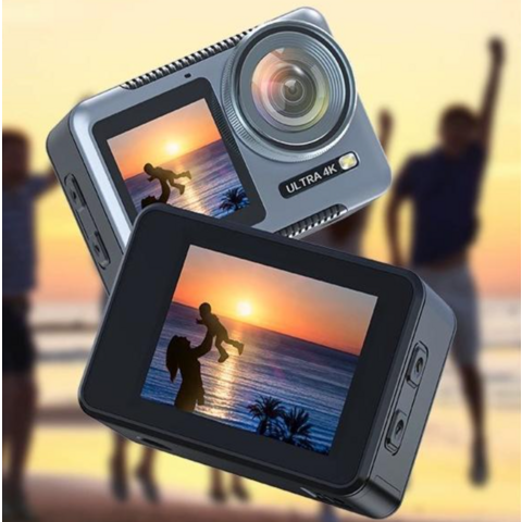 Roadjoy 4k 60fps 48mp Wifi Action Camera With Touch Screen Underwater ...