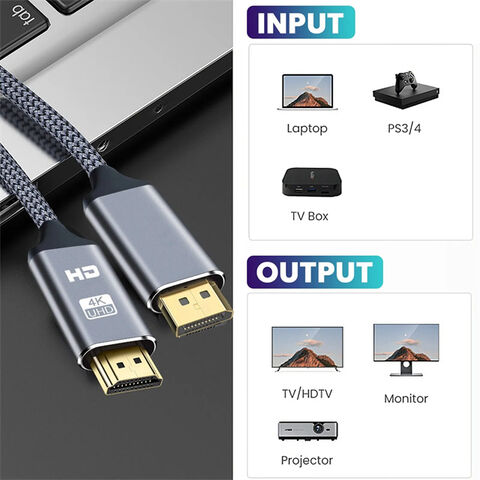 Hdmi To Usb Vention Mini DisplayPort To HDMI Cable 4K HD