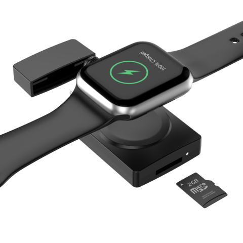 شاحن لاسلكي Apple iWatch Magsafe مع قارئ بطاقة TF for sale at factory direct price