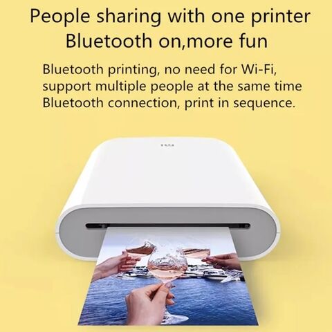 Gopro Mini Printer Portable Mini Pocket Photo Printer Inkless 3-inch Back Glue 300dpi Ar ...