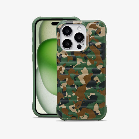 Caja del teléfono de la maleta del estilo del camuflaje