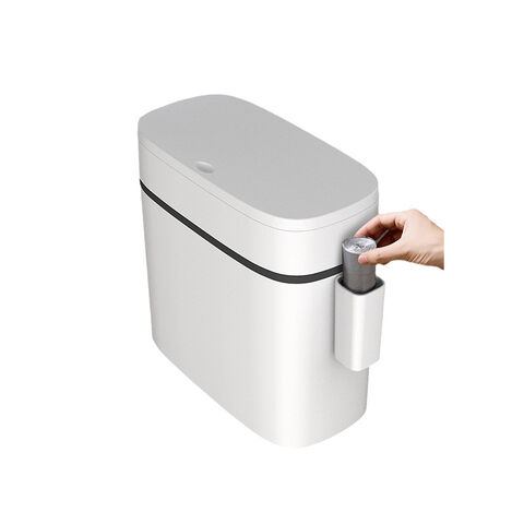 Simple Creative Modern Scandinavian With Lid Press Type Bathroom Waste Paper Trash Can Toilet ...