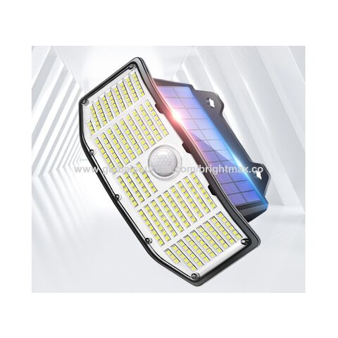 Foco Solar de Pared para Exterior, Lámpara de Jardín LED, Impermeable, Enchufable, Luz de Suelo, Alto Rendimiento, Negro, IP65 for sale at factory direct price