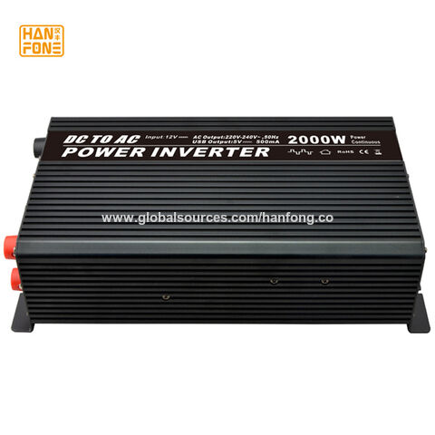 Bulk Buy China Wholesale 12v 220v 2000w Dc To Ac Power Inverter 50hz ...