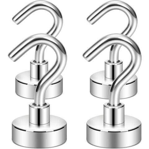 Magnetische Haken Seltenerdmagnete mit Haken für Kühlschrank Extra Starke Haken für Kreuzfahrten Magnetischer Aufhänger für Kabinen Grill