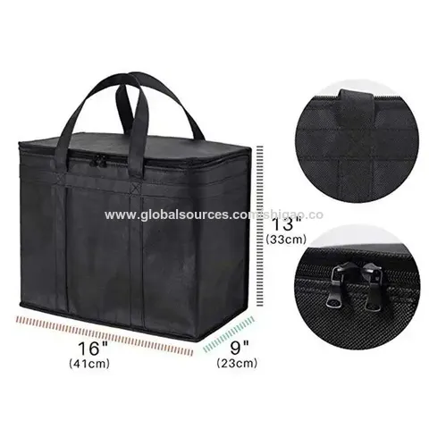 Kundenlogo Werbeartikel Wiederverwendbare Thermoisolierung Tasche Großhandel Kleine 6 Dosen Non Woven Isolierte Lunch Kühltasche Für Lebensmittel for sale at factory direct price