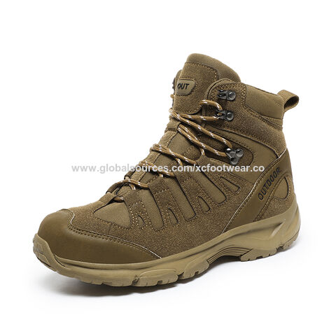 Bottes militaires antidérapantes d'extérieur de haute qualité, bottes de jungle pour hommes, directement de l'usine