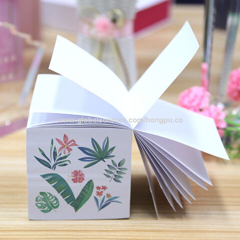 Wholesale Printed Around Memo Cube Sticky Note Cubes Sticky Adhesive ...